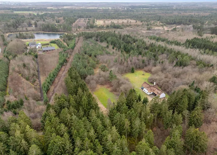 Feriehus Large Pool House For 20 People, Where Hunting Is Allowed In The Adjacent Forest Brande