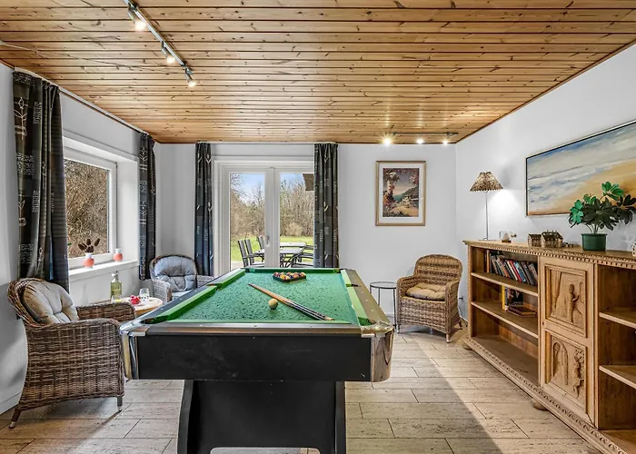 Large Pool House For 20 People, Where Hunting Is Allowed In The Adjacent Forest * Brande