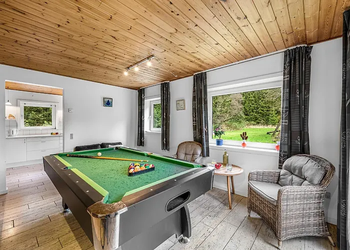 Feriehus Large Pool House For 20 People, Where Hunting Is Allowed In The Adjacent Forest Brande